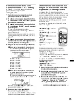 Preview for 127 page of Sony CDX-GT650UI - Fm/am Compact Disc Player Operating Instructions Manual