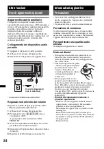 Preview for 130 page of Sony CDX-GT650UI - Fm/am Compact Disc Player Operating Instructions Manual