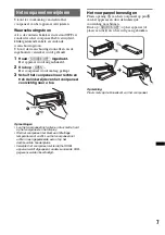 Preview for 143 page of Sony CDX-GT650UI - Fm/am Compact Disc Player Operating Instructions Manual