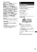 Preview for 149 page of Sony CDX-GT650UI - Fm/am Compact Disc Player Operating Instructions Manual