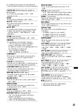 Preview for 163 page of Sony CDX-GT650UI - Fm/am Compact Disc Player Operating Instructions Manual