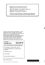 Preview for 172 page of Sony CDX-GT650UI - Fm/am Compact Disc Player Operating Instructions Manual