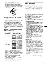 Preview for 7 page of Sony CDX-M3DI  (XT-XM1) Operating Instructions Manual