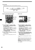 Preview for 20 page of Sony CDX-M3DI  (XT-XM1) Operating Instructions Manual