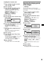 Preview for 23 page of Sony CDX-M3DI  (XT-XM1) Operating Instructions Manual