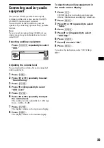 Preview for 29 page of Sony CDX-M3DI  (XT-XM1) Operating Instructions Manual