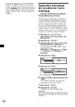 Preview for 58 page of Sony CDX-M3DI  (XT-XM1) Operating Instructions Manual