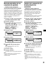 Preview for 95 page of Sony CDX-M3DI  (XT-XM1) Operating Instructions Manual