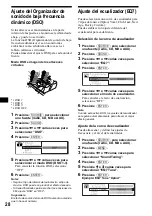 Preview for 100 page of Sony CDX-M3DI  (XT-XM1) Operating Instructions Manual