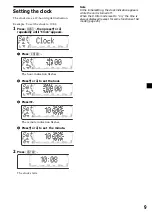 Preview for 9 page of Sony CDX-M600 - Fm/am Compact Disc Player Operating Instructions Manual