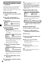 Preview for 18 page of Sony CDX-M600 - Fm/am Compact Disc Player Operating Instructions Manual