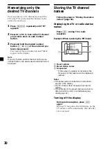 Preview for 30 page of Sony CDX-M600 - Fm/am Compact Disc Player Operating Instructions Manual