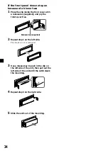 Preview for 34 page of Sony CDX-M600 - Fm/am Compact Disc Player Operating Instructions Manual