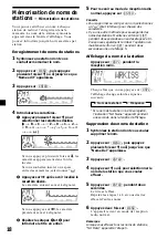 Preview for 56 page of Sony CDX-M600 - Fm/am Compact Disc Player Operating Instructions Manual