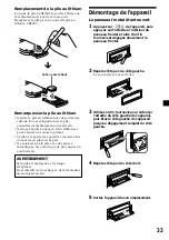 Preview for 71 page of Sony CDX-M600 - Fm/am Compact Disc Player Operating Instructions Manual