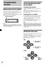 Preview for 84 page of Sony CDX-M600 - Fm/am Compact Disc Player Operating Instructions Manual