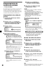 Preview for 94 page of Sony CDX-M600 - Fm/am Compact Disc Player Operating Instructions Manual