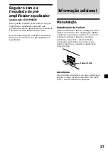 Preview for 163 page of Sony CDX-M600R Operating Instructions Manual