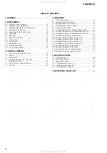 Preview for 4 page of Sony CDX-M610  (XT-XM1) Service Manual