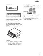 Preview for 3 page of Sony CDX-M800 Service Manual