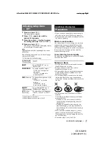 Preview for 7 page of Sony CDX-S2010 - Fm/am Compact Disc Player Operating Instructions Manual