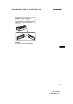 Preview for 15 page of Sony CDX-S2010 - Fm/am Compact Disc Player Operating Instructions Manual