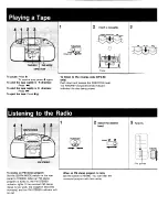 Preview for 3 page of Sony CFD-20 Operating Instructions Manual