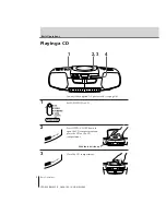 Preview for 4 page of Sony CFD-222 Operating Instructions Manual