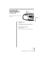 Preview for 17 page of Sony CFD-222 Operating Instructions Manual