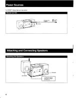 Preview for 4 page of Sony CFD-440 Operating Instructions Manual