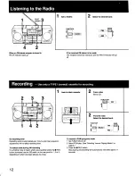 Preview for 12 page of Sony CFD-440 Operating Instructions Manual