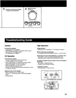 Preview for 15 page of Sony CFD-440 Operating Instructions Manual