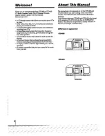 Preview for 4 page of Sony CFD-600 Operating Instructions Manual