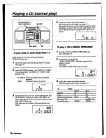 Preview for 14 page of Sony CFD-600 Operating Instructions Manual