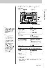 Preview for 9 page of Sony CFD-CD777L Operating Instructions Manual