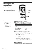 Preview for 16 page of Sony CFD-CD777L Operating Instructions Manual