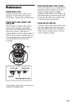 Preview for 29 page of Sony CFD-E90PS Operating Instructions  (primary manual) Operating Instructions Manual