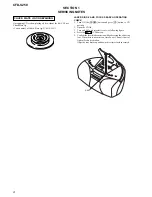 Preview for 4 page of Sony CFD-S250 - Cd Radio Cassette-corder Service Manual