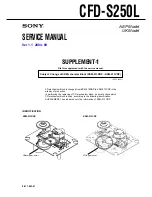 Preview for 53 page of Sony CFD-S250L Service Manual