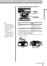 Preview for 7 page of Sony CFD-S28L Operating Instructions Manual