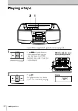 Preview for 8 page of Sony CFD-S28L Operating Instructions Manual