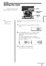 Preview for 21 page of Sony CFD-S28L Operating Instructions Manual