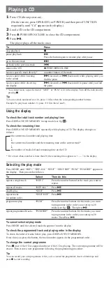 Preview for 5 page of Sony CFD-S300L User Manual