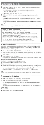 Preview for 6 page of Sony CFD-S300L User Manual