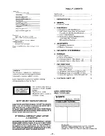 Preview for 2 page of Sony CFD-S33 - Cd Boombox Service Manual