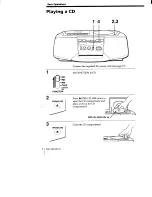 Preview for 4 page of Sony CFD-V15 - Cd Radio Cassette-corder Operating Instructions Manual