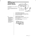 Preview for 17 page of Sony CFD-V15 - Cd Radio Cassette-corder Operating Instructions Manual