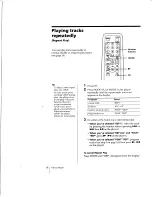 Preview for 14 page of Sony CFD-V25 - Cd Radio Cassette-corder Operating Instructions Manual