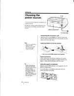 Preview for 18 page of Sony CFD-V25 - Cd Radio Cassette-corder Operating Instructions Manual