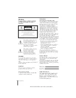 Preview for 2 page of Sony CFD-Z110 Operating Instructions Manual